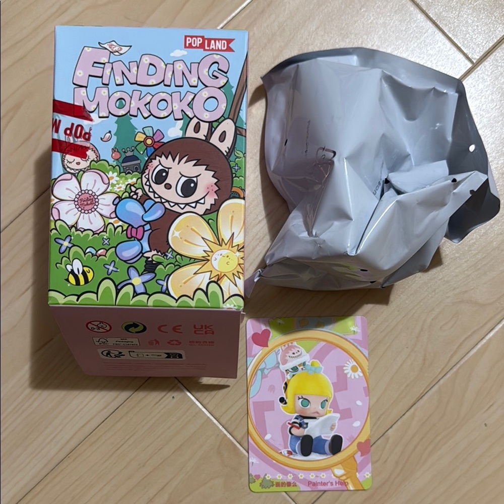 pop mart Finding Mokoko-painter's help